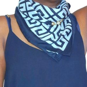 Modern Gyro Black Scarf