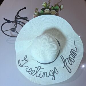 Greetings Summer Hat - Off White