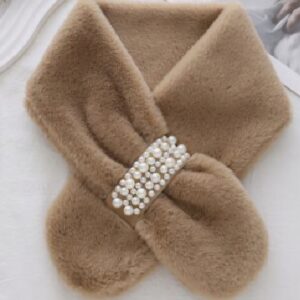 Adult Pearl Khaki Scarf