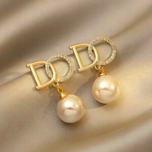 D Letter Earrings