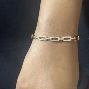 Gold Rectangular Bracelet