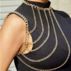 Neck-Shoulder Chain - Gold