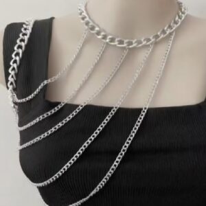 Neck-Shoulder Chain - Silver
