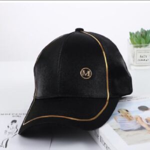 Satin Baseball Cap - Black