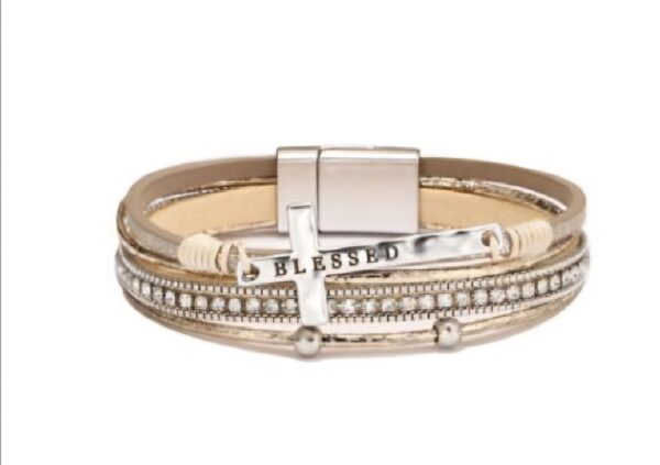 product-vintage-thin-leather-blessed-bracelet-khaki-5