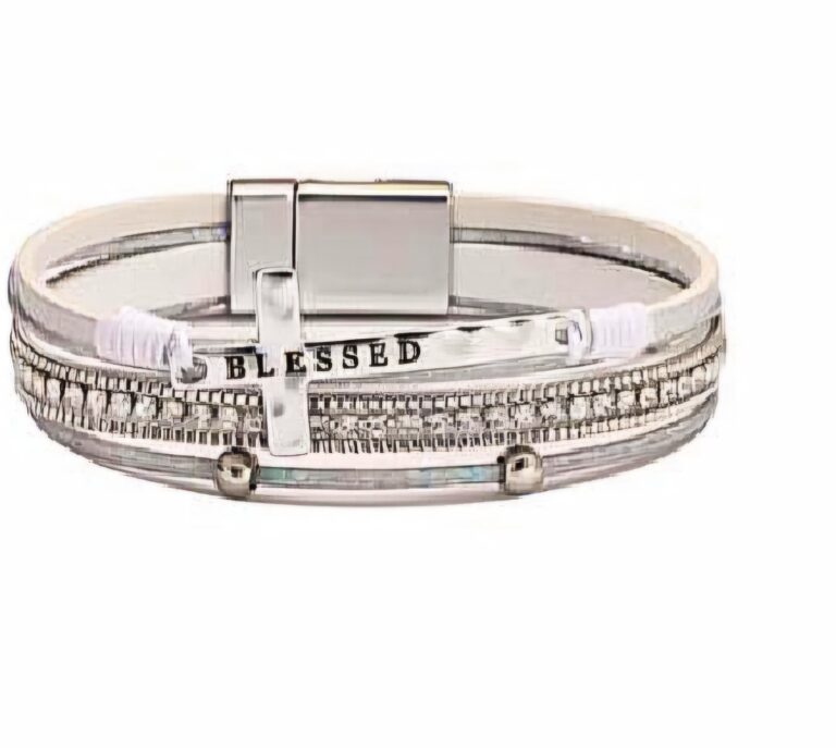 product-vintage-thin-leather-blessed-bracelet-white-5