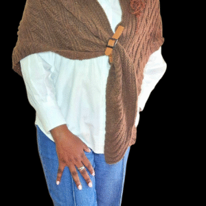 Knit Scarf Brown